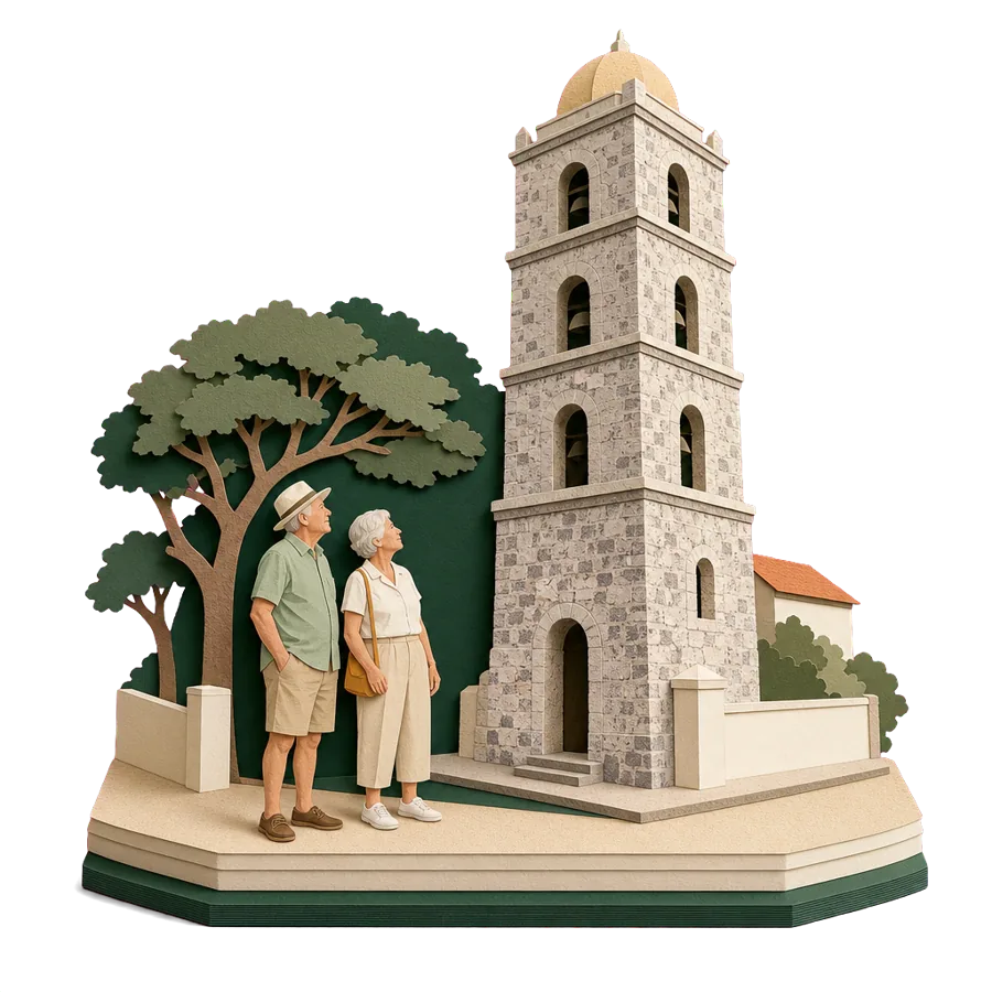 A paper craft scene from Dumaguete, Philippines