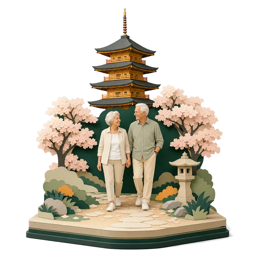 Retiring in Japan, Asia
