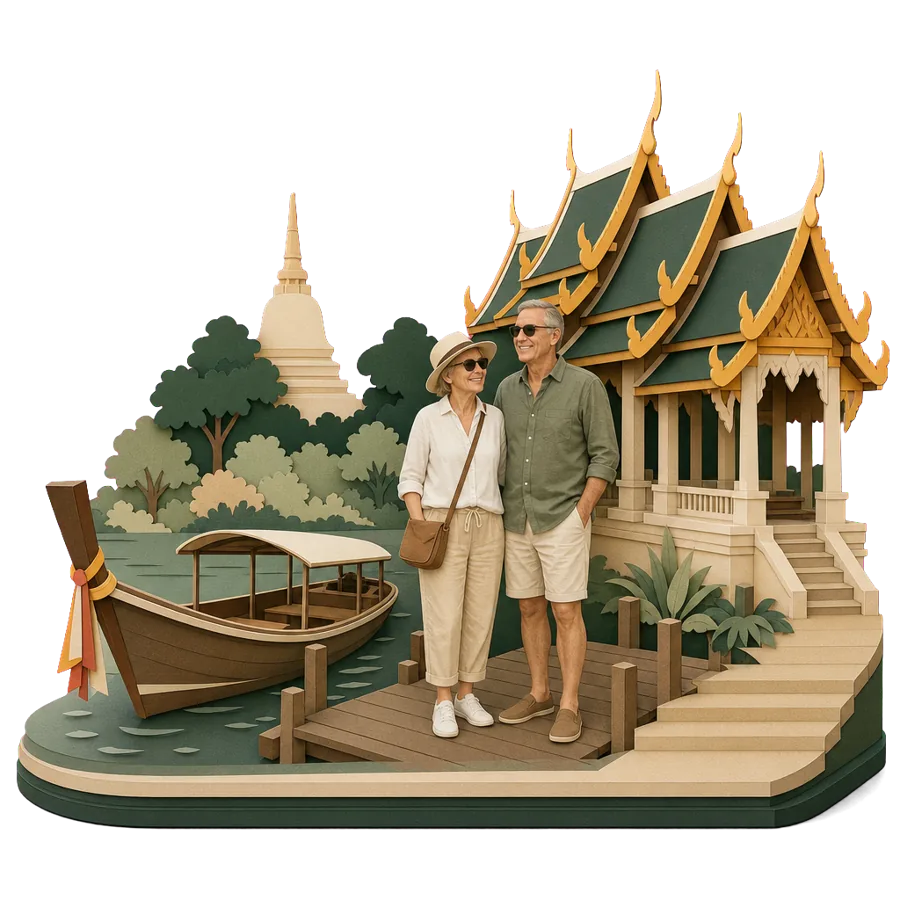 Retiring in Thailand, Asia