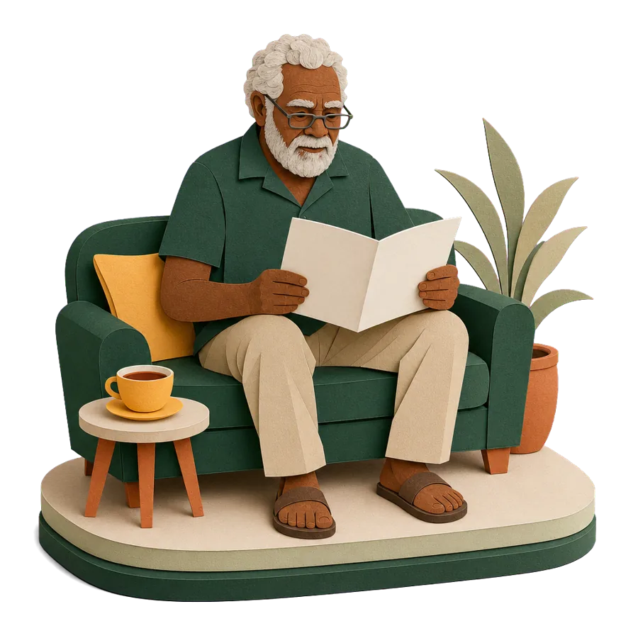 A man in his early 70s reading a policy booklet, the questions to ask before buying travel insurance over 70