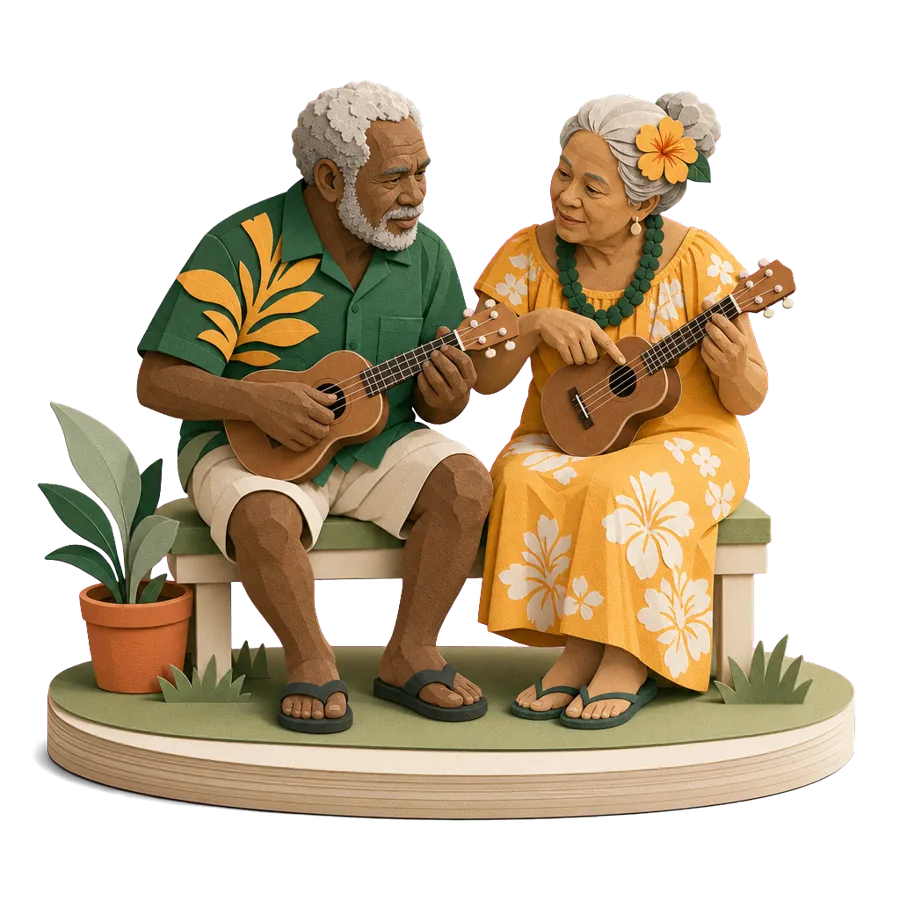 A retired man learns the ukulele from a local teacher, for who the US suits and what to weigh up